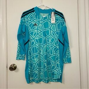Adidas Women’s Size L Condivo 22 Long Sleeve Goalkeeper Jersey Mint Rush HB1613